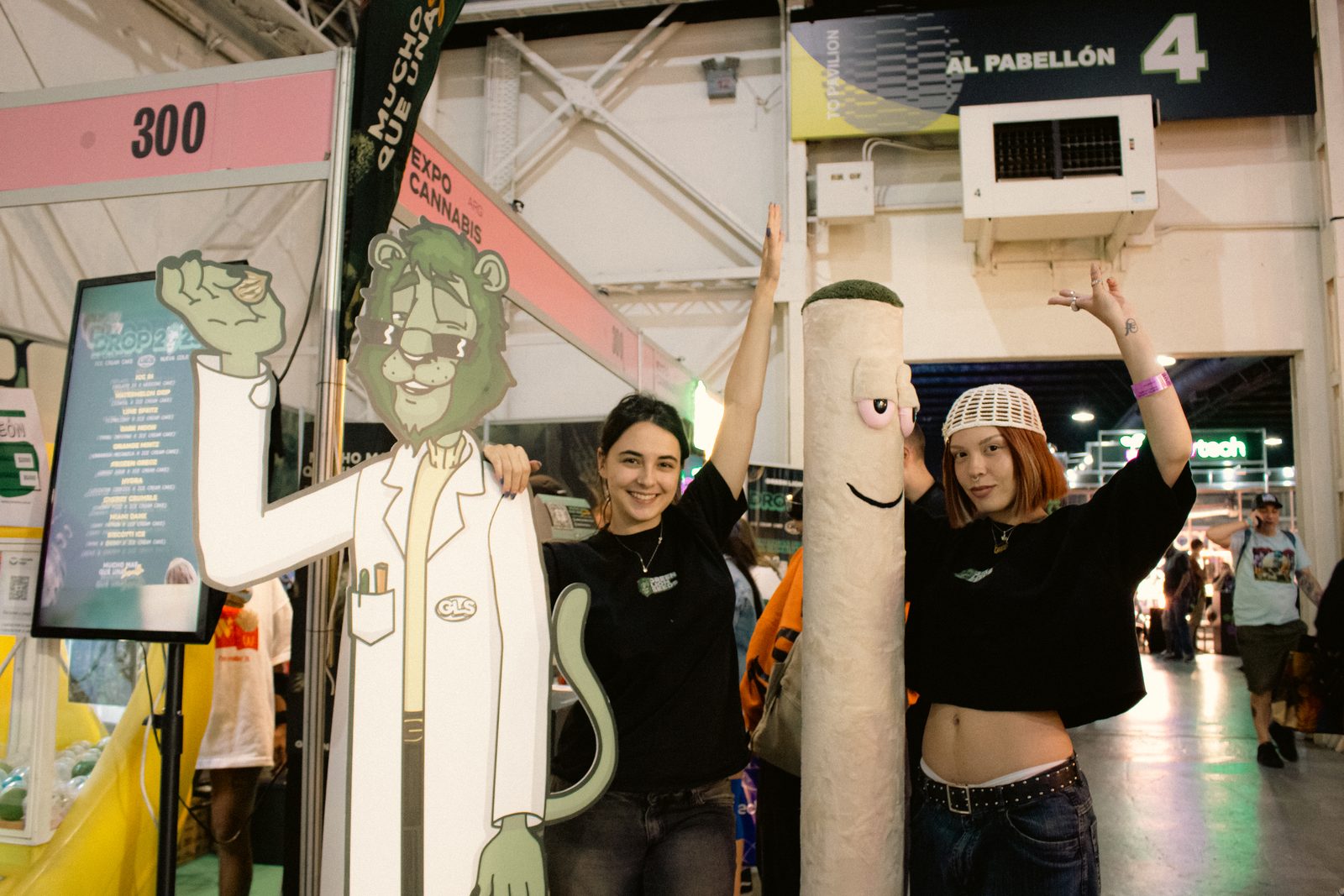 Equipo Green Lion Seeds junto a la comunidad en Expo Cannabis Argentina